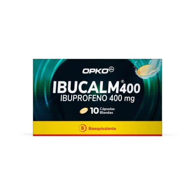 IBUCALM 400 MILIGRAMOS X 10 CAPSULAS BLANDAS BIOEQUIVALENTE1