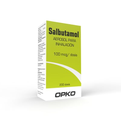 SALBUTAMOL LF INHALADOR 100 MICROGRAMOS X 200 DOSIS1
