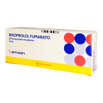 BISOPROLOL 5 MILIGRAMOS X 30 COMPRIMIDOS1