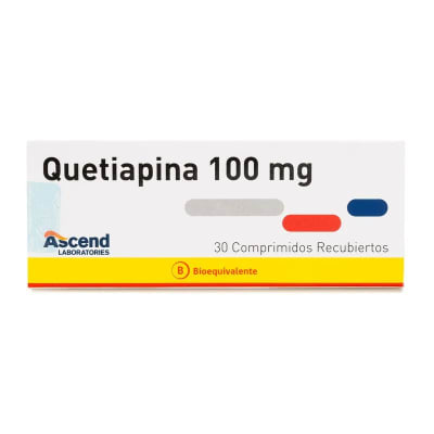QUETIAPINA 100 MILIGRAMOS X 30 COMPRIMIDOS BIOEQUIVALENTE1