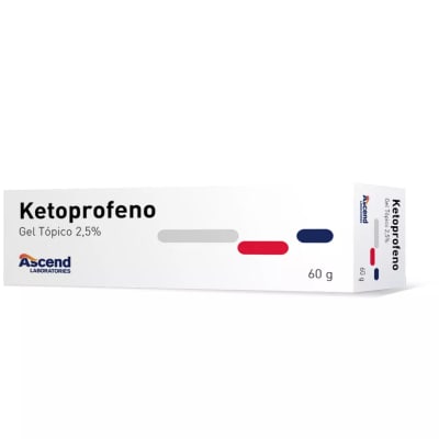KETOPROFENO GEL TOPICO 2,5% X 60 GRAMOS1