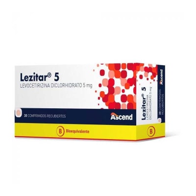 LEZITAR 5 MILIGRAMOS X 30 COMPRIMIDOS BIOEQUIVALENTE1
