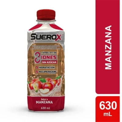 SUEROX MANZANA SOLUCION ORAL LIQUIDA FRASCO X 630 MILILITROS1