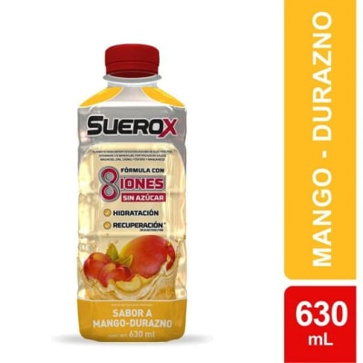 SUEROX MANGO DURAZNO SOLUCION ORAL LIQUIDA FRASCO X 630 MILILITROS1