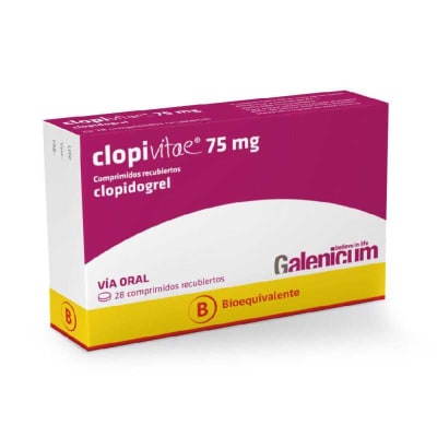 CLOPOVITAE 75 MILIGRAMOS X 28 COMPRIMIDOS BIOEQUIVALENTE1