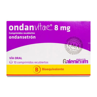 ONDANVITAE 8 MILIGRAMOS X 10 COMPRIMIDOS/BIOEQUIVALENTE1