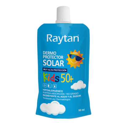RAYTAN DERMOPROTECTOR SOLAR NIÑOS FACTOR 50 X 50 MILILITROS1