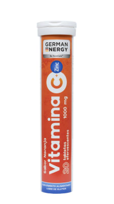 VITAMINA C TABLETAS EFERVESCENTE SABOR NARANJA 1 GRAMO X 20 UNIDADES1