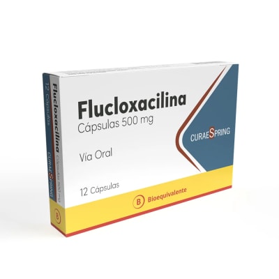 FLUCOXACILINA 500 MILIGRAMOS X 12 CAPSULAS/BIOEQUIVALENTE1