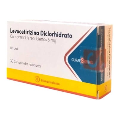 LEVOCETIRIZINA 5 MILIGRAMOS X 30 COMPRIMIDOS BIOEQUIVALENTE1