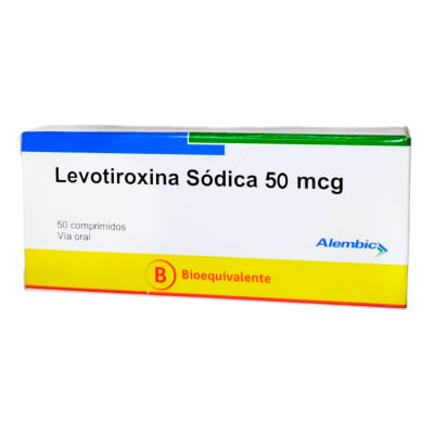 LEVOTIROXINA SODICA 50 MICROGRAMOS X 100 COMPRIMIDOS1