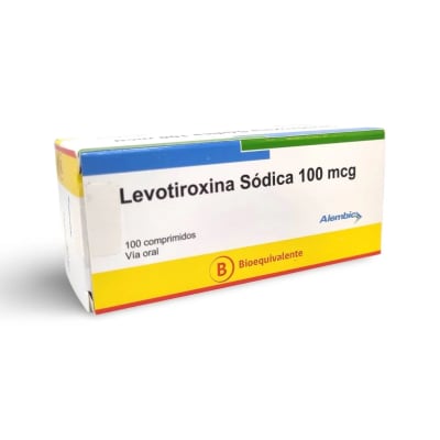 LEVOTIROXINA SODICA 100 MICROGRAMOS X 100 COMPRIMIDOS1