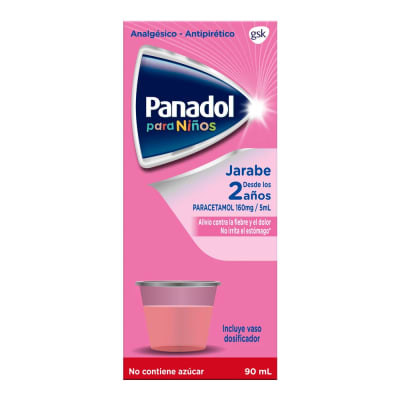 PANADOL JARABE INFANTIL 160 MILIGRAMOS X 90 MILILITROS1