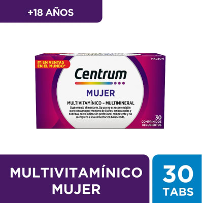 CENTRUM MUJER X 30 COMPRIMIDOS RECUBIERTOS1