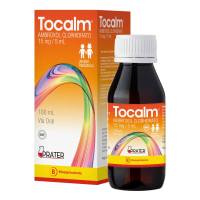 TOCALM  JARABE PEDIATRICO 15 MILIGRAMOS X 100 MILILITROS BIOEQUIVALENTE1