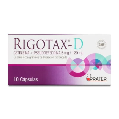 RIGOTAX-D X 10 CAPSULAS BIOEQUIVALENTE1