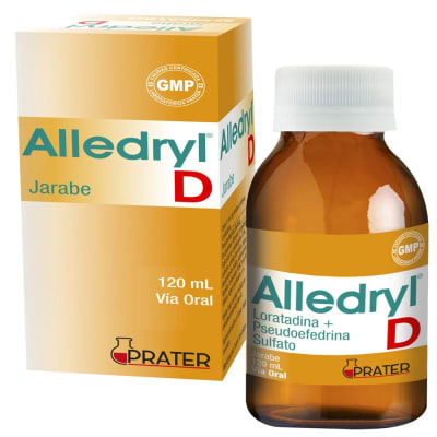 ALLEDRYL-D JARABE X 120 MILILITROS - PRATER1