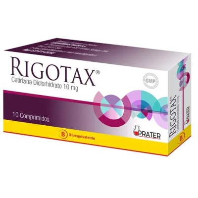 RIGOTAX 10 MILIGRAMOS X 10 COMPRIMIDOS BIOEQUIVALENTE1