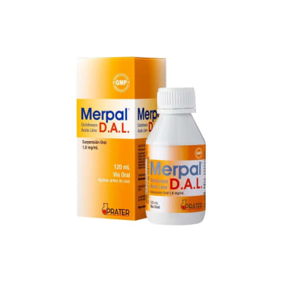 MERPAL DAL JARABE 1,8 MILIGRAMOS/MILILITROS X 120 MILILITROS1
