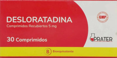 DESLORATADINA 5 MILIGRAMOS X 30 COMPRIMIDOS BIOEQUIVALENTE1