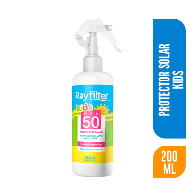 PROTECTOR SOLAR SPRAY FACTOR 50 RAYFILTER X 200 MILILITROS1