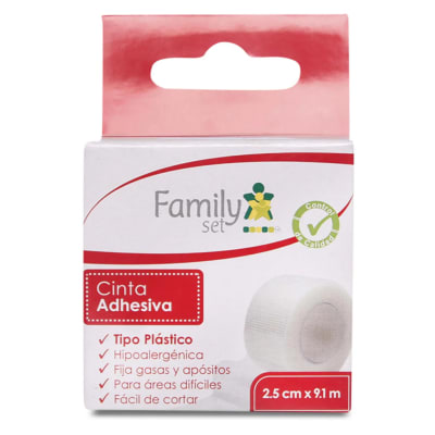 CINTA ADHESIVA PLASTICA 2,5 CENTIMETROS X 9,1 METROS X 1 UNIDAD1