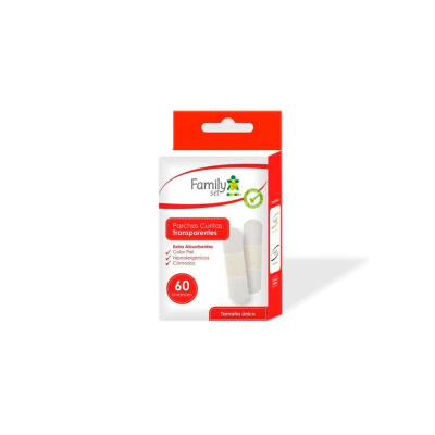 PARCHE CURITA TRANSPARENTE X 60 UNIDADES1