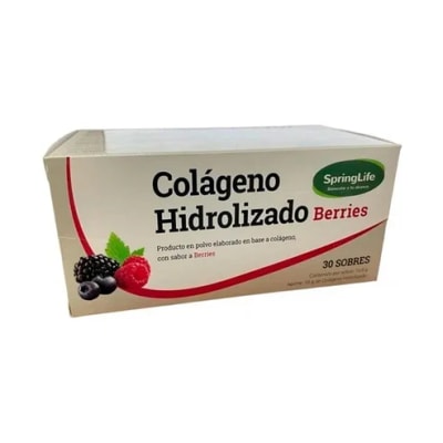 COLAGENO HIDROLIZADO BERRIES 12 GRAMOS X 30 SOBRES1