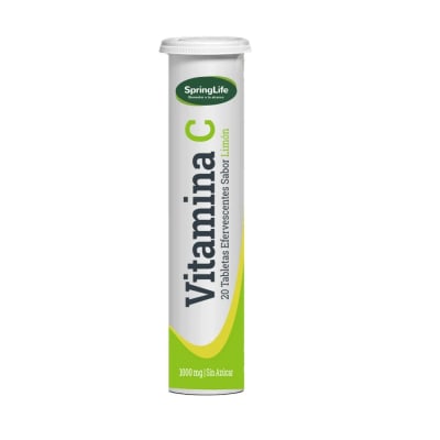 VITAMINA C TABLETAS EFERVESCENTE SABOR LIMON 1 GRAMO X 20 UNIDADES1