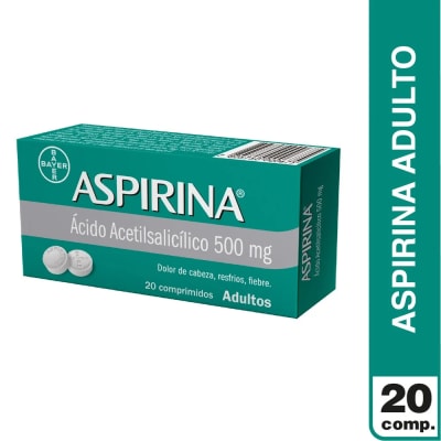 ASPIRINA 500 MILIGRAMOS X 20 COMPRIMIDOS1