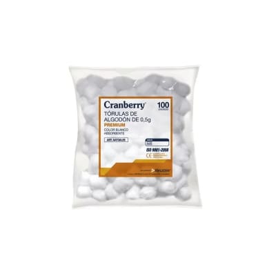 ALGODON TORULAS 0,5 GRAMOS X 100 UNIDADES1