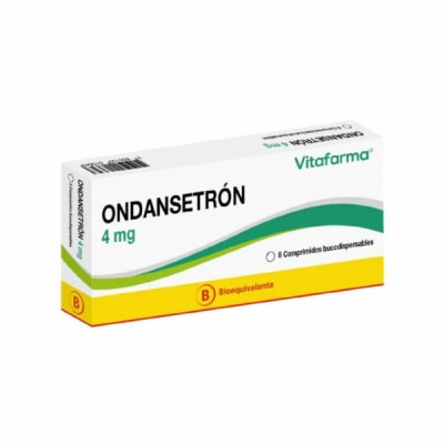 ONDANSETRON 4 MILIGRAMOS X 8 COMPRIMIDOS BUCODISPERSABLES BIOEQUIVALENTE1