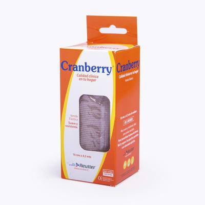 VENDA ELASTICADA PIEL CRANBERRY 5 CENTIMETROS X 4,5 METROS X 1 UNIDAD1