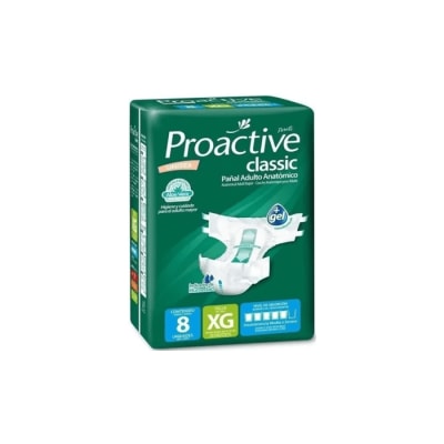 PROACTIVE PAÑAL ADULTO TALLA XG X 8 UNIDADES1