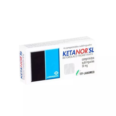 KETANOR SL 30 MILIGRAMOS X 4 COMPRIMIDOS1