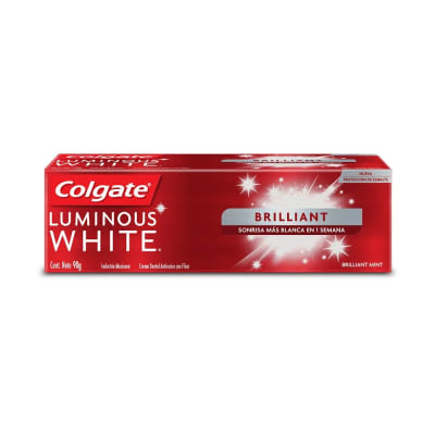 PASTA DENTAL COLGATE LUMINOUS WHITE  X 90 GRAMOS1
