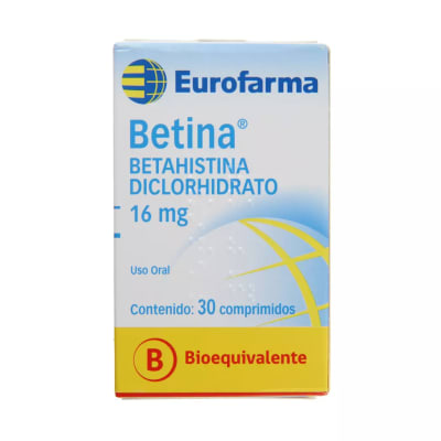 BETINA 16 MILIGRAMOS X 30 COMPRIMIDOS BIOEQUIVALENTE1