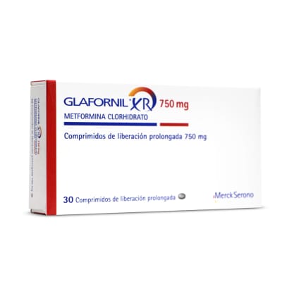 GLAFORNIL XR LIBERACION PROLONGADA 750 MILIGRAMOS X 30 COMPRIMIDOS1