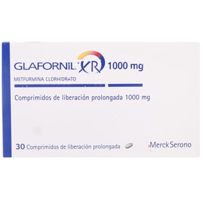 GLAFORNIL XR LIBERACION PROLONGADA 1 GRAMOS X 30 COMPRIMIDOS1
