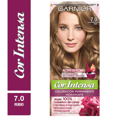 TINTE PELO GARNIER COR INTENSA 7.0 RUBIO X 1 UNIDAD1