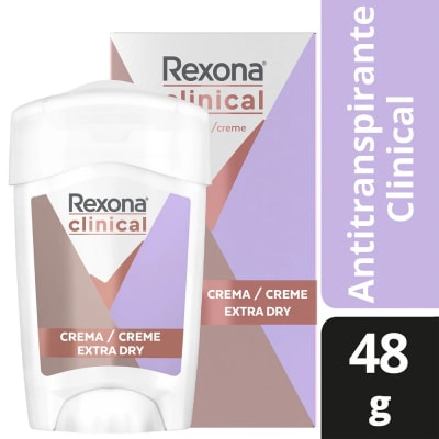 REXONA CLINICAL WOMAN EXTRA DRY DESODORANTE BARRA X 48 GRAMOS1