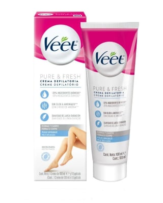 VEET CREMA DEPILATORIA SILKY FRESH PIEL SENSIBLE X 100 MILILITROS1