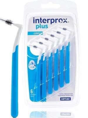 INTERPROX PLUS CEPILLO INTERPROXIMAL CONICO 1,3 MILIMETROS X 6 UNIDADES1