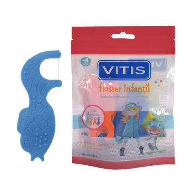 APLICADOR HILO DENTAL INFANTIL VITIS X 16 UNIDADES1