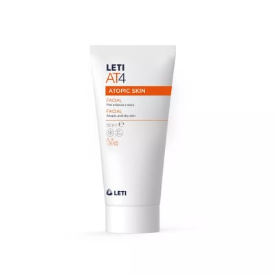 LETI AT4 CREMA FACIAL EMOLIENTE PIEL ATOPICA Y SECA X 50 MILILITROS1