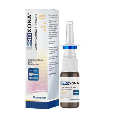 PROXONA SUSPENSION NASAL MOMETASONA 50 MICROGRAMOS X 140 DOSIS1