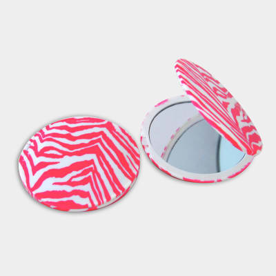 ESPEJO REDONDO 2 CARAS ANIMAL PRINT X 11
