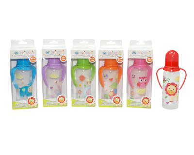 MAMADERA BOCA ESTANDAR CON MANILLA ANIMALITOS X 250 MILILITROS1