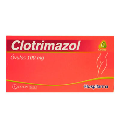 CLOTRIMAZOL 100 MILIGRAMOS X 6 OVULOS1