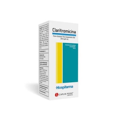 CLARITROMICINA SUSPENSION ORAL 250 MILIGRAMOS/5 MILILITROS1